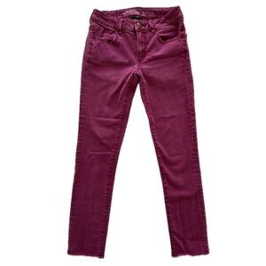 American Eagle Outfitters Burgandy Super Stretch Jean